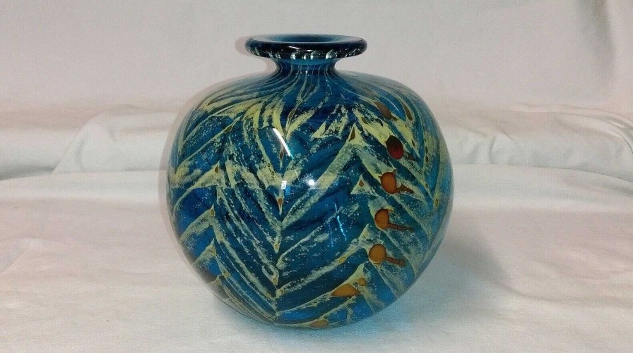 C Ramiques EGO IMAGO | Ancien Vase Boule En Verre Contemporain De Malte Vintage