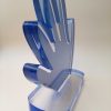 Sculptures EGO IMAGO | Sculpture Contemporaine En R Sine Lucite Et Laiton Dor " Hands "