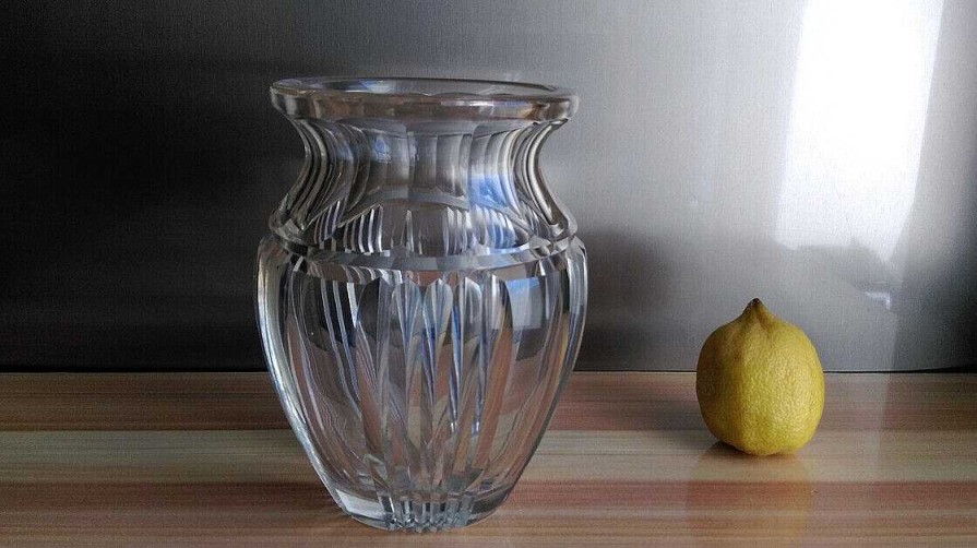 Objets EGO IMAGO | Vase En Cristal Ancien Attribu A St Louis Ou Baccarat ?