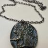 Bijoux EGO IMAGO | Collier Pendentif Bi-Face En Bronze Dans Le Gout Antique