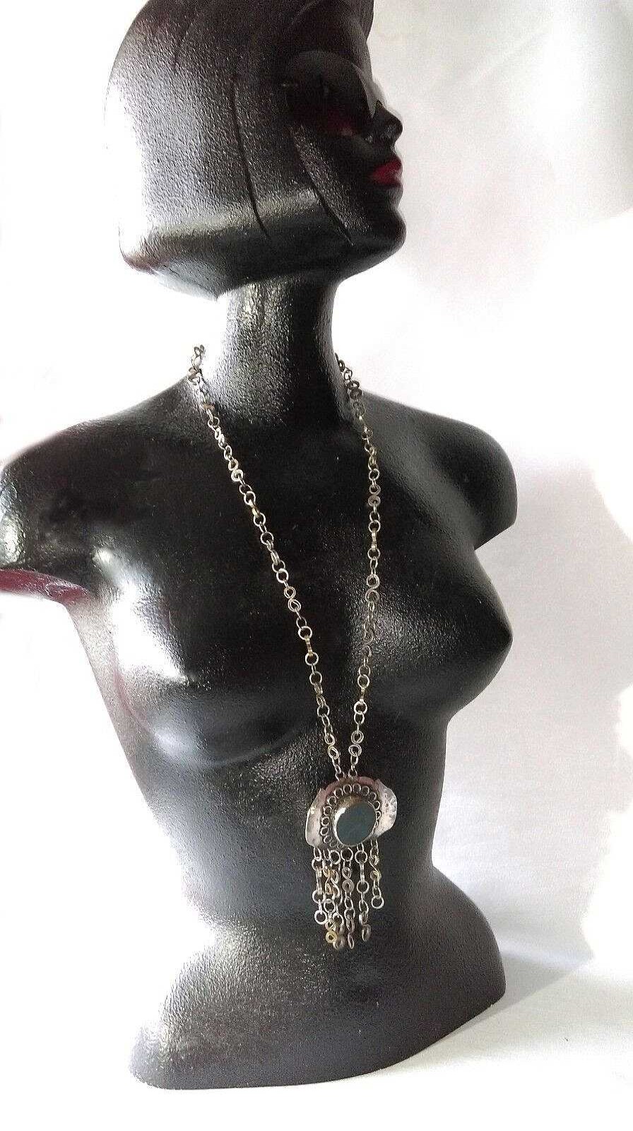 Bijoux EGO IMAGO | Ancien Collier Sautoir Avec Pendentif Bijoux D'Artistes Scandinave ?