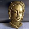 Bijoux EGO IMAGO | Jolie Broche En Bronze Dor Tete De Femme Vers 1930-40