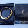 Bijoux EGO IMAGO | Rare Collier Rigide " Serpent " Sign Yves Saint Laurent Made In France - Neuf