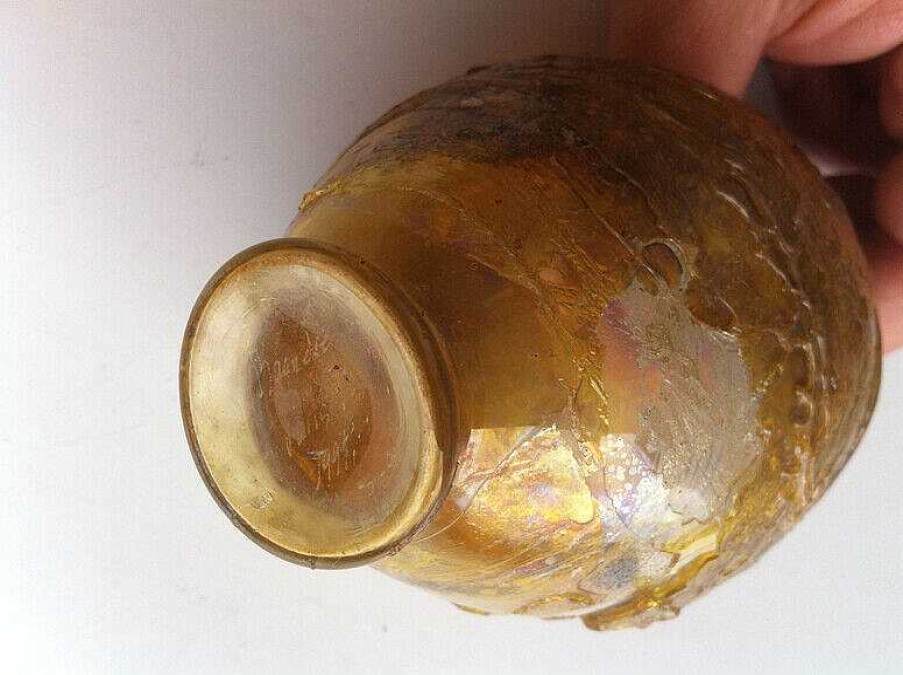 Objets EGO IMAGO | Tr S Chic Vase En Verre Souffl Artiste Identifier ? 1991 Verre Contemporain