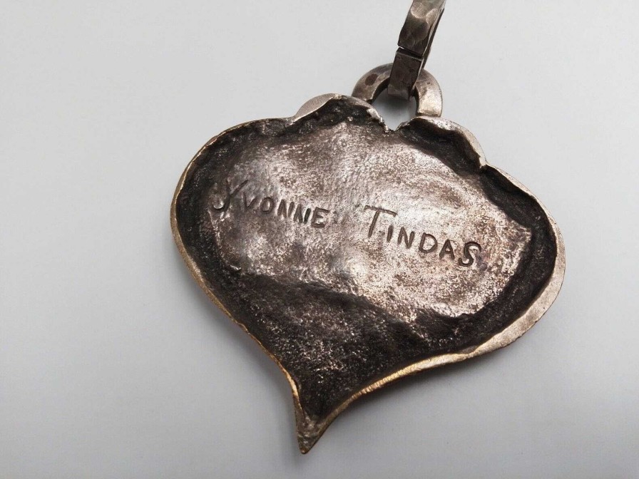 Bijoux EGO IMAGO | Ancien Pendentif Bijoux D'Artiste De Yvonne Tindas Paris Sign Vers 1950