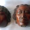 Sculptures EGO IMAGO | 2 Sculptures En Noyer Taille Directe Couple Antaisaka Madagascar Vers 1920