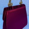 Mode EGO IMAGO | Chic Mini Sac A Main De Soir E Vintage " Anse Aux Deux Tigres " Fuchsia