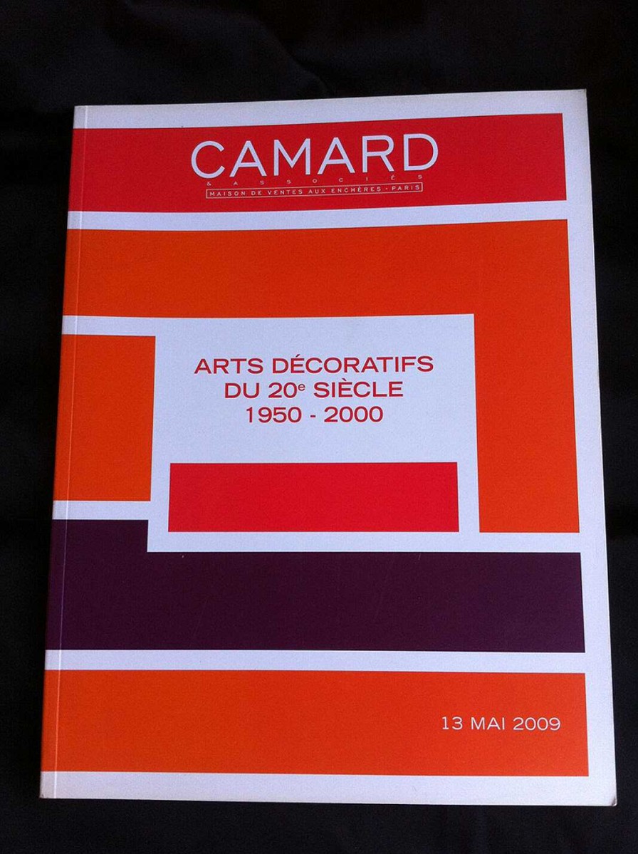 Livres EGO IMAGO | Superbe Catalogue De Ventes "Arts D Coratifs Du Xxe " Camard Paris 13 Mai 2009