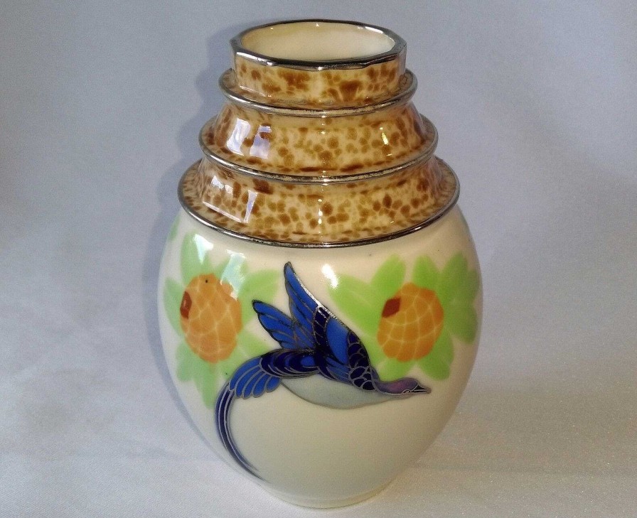 C Ramiques EGO IMAGO | Ancien Vase Art D Co En Porcelaine Sign Granger