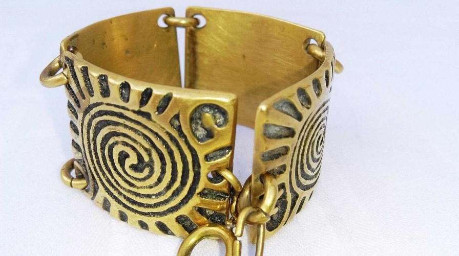 Bijoux EGO IMAGO | Ancien Bracelet Sign M.Buffet Travail D'Artiste 1970 Made In France