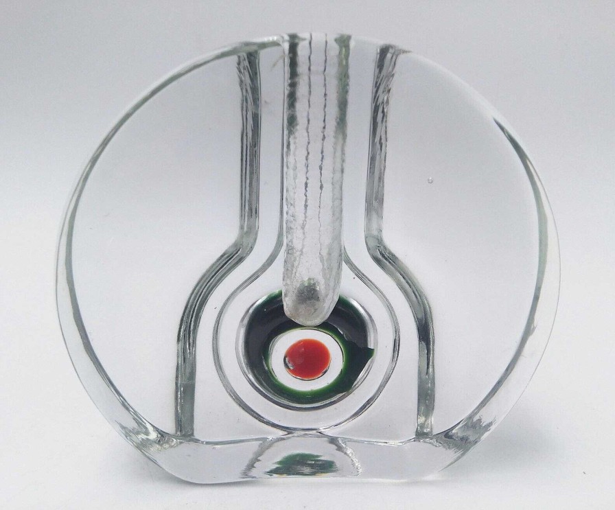 Objets EGO IMAGO | Design 70'S Vase Soliflore En Verre Moule Design Walther