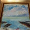 Tableaux EGO IMAGO | Tableau Huile Sur Toile De R.Picault Sign " Paysage Marin " Bretagne