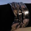 Bijoux EGO IMAGO | Brutaliste Bracelet Sculpture En Bronze Argent Soud Travail D'Artiste 1970