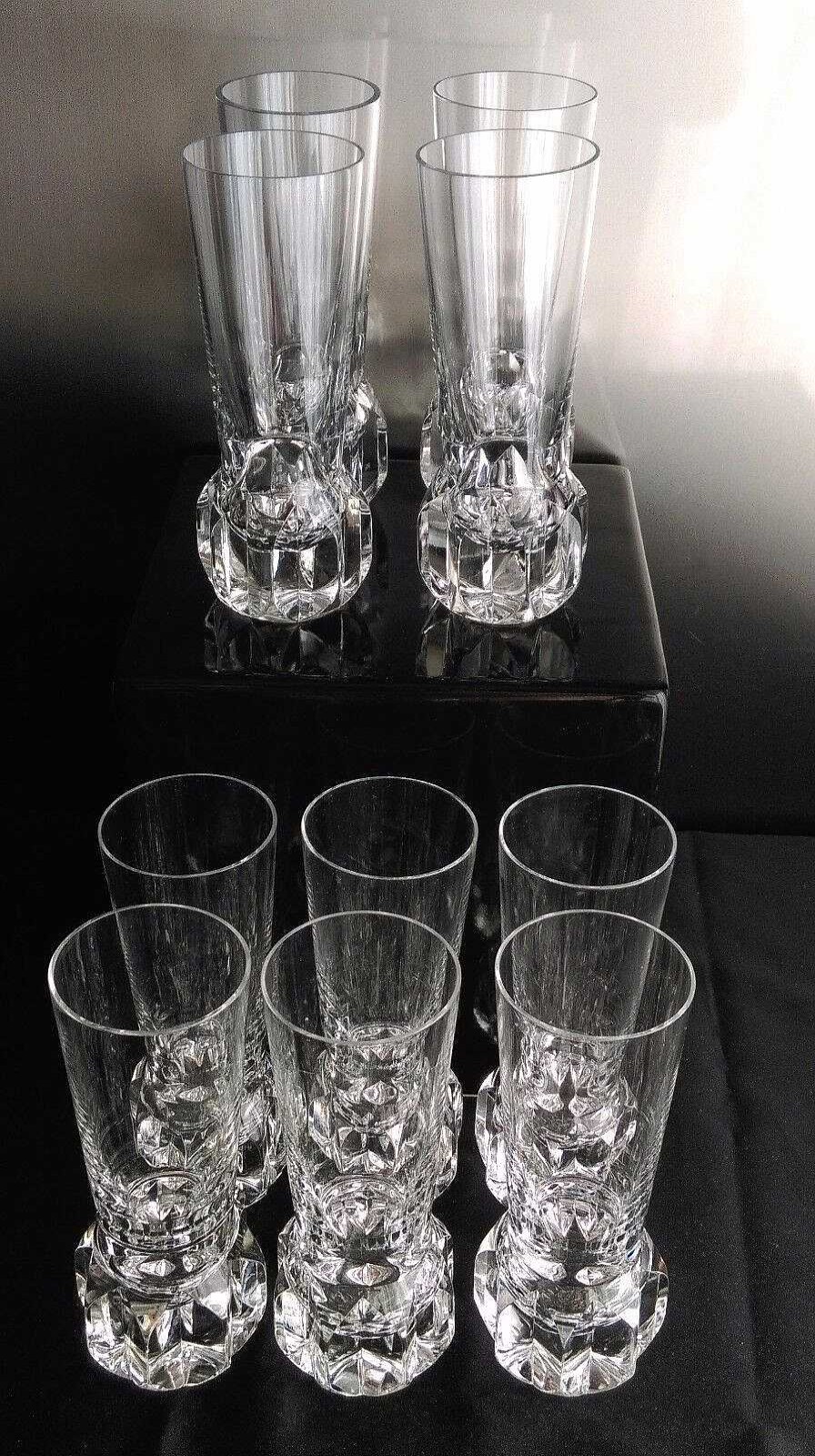 Objets EGO IMAGO | Lot De 10 Verres En Cristal Taill De Saint Louis