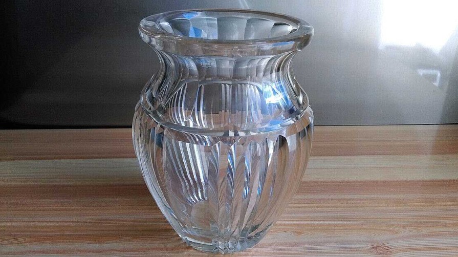 Objets EGO IMAGO | Vase En Cristal Ancien Attribu A St Louis Ou Baccarat ?