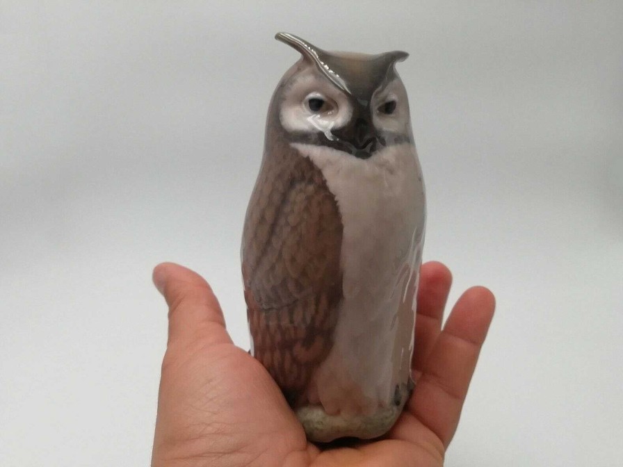 C Ramiques EGO IMAGO | Royal Copenhagen Figurine Of Owl Circa 1969 Chouette N° 2999