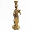 Objets EGO IMAGO | Sculpture Africaniste En Bronze Contemporain " Femme L'Enfant " Sign E Gm